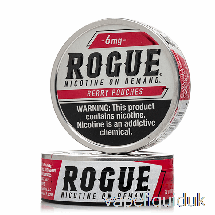 ROGUE Nicotine Pouches - BERRY 6mg (5-PACK) Vape Juice
